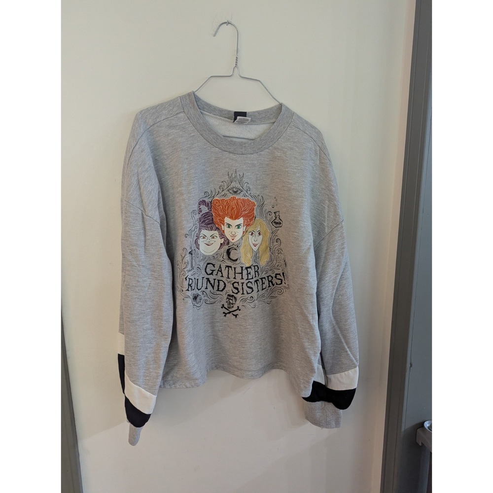 Disney Hocus Pocus Sweatshirt Womens XL "Gather Round Sisters"